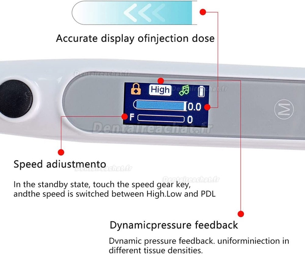 Seringue anesthesie dentaire electrique stylo d'anesthésie indolore dentaire