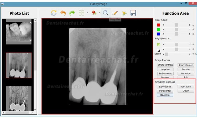 Appareil Radiographique Dentaire Portable BLX8Plus + Handy HDR 500/600 Capteurs plans intra-oraux