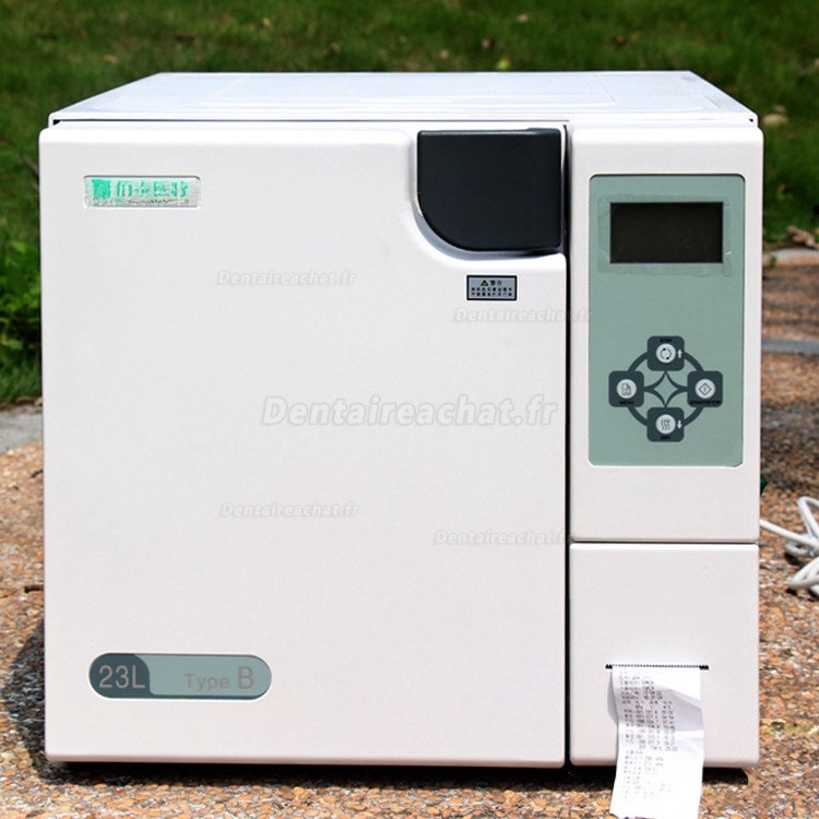 P&T® BTS17/23 Autoclave Dentaire Classe B 17/23L Avec Reservoirs Intégrés et Porte Automatique