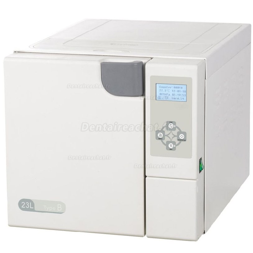 P&T® BTS17/23 Autoclave Dentaire Classe B 17/23L Avec Reservoirs Intégrés et Porte Automatique