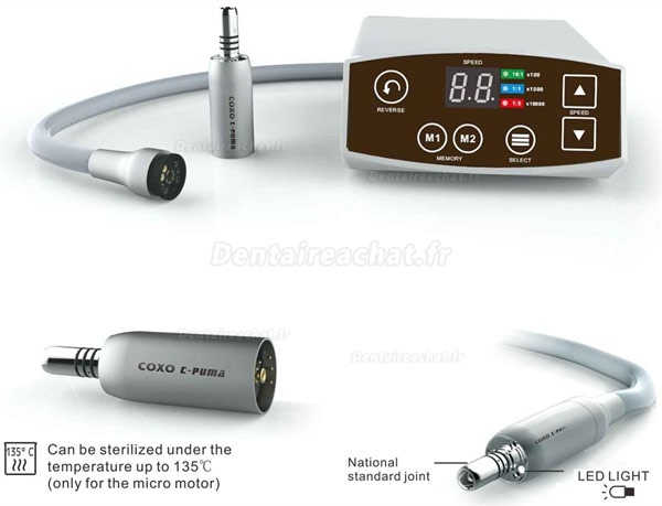 YUSENDENT® C-Puma micro moteur electrique dentaire avec lumière