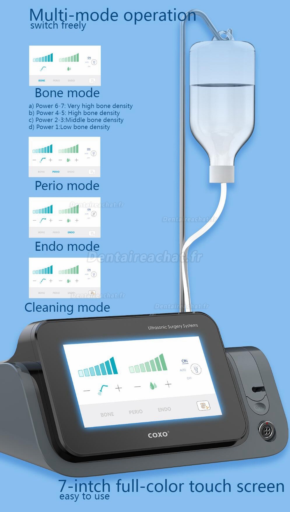 Yusendent C-Explorer Appareil de piezo chirurgie avec Led