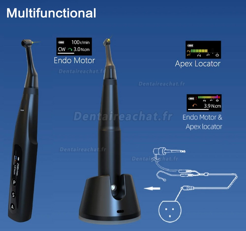 Moteur Endo sans fil COXO C-Smart Mini AP+ avec localisateur d'apex intégré