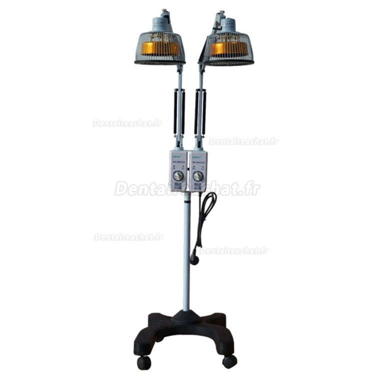 Bozhihan CQ-26 500W Lampe Tdp Infrarouge Medicale - Doublé Tête Luminothérapie Lampe