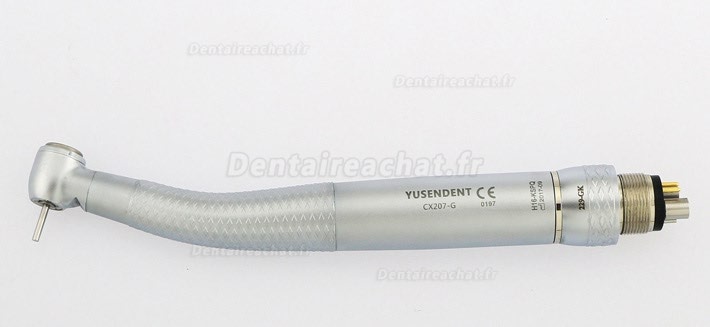 YUSENDENT® CX207-GK-PQ turbine dentaire avec lumiere kavo compatible (turbine x 3+ coupleur rapide x 1)