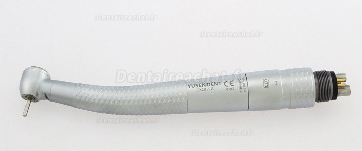 YUSENDENT® CX207-GN-TPQ turbine dentaire tête torque avec lumiere avec raccord rapide compatible NSK