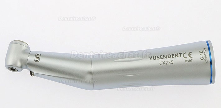 YUSENDENT CX235C1-1E Contre angle bague bule ratio 1:1 spray interne avec lumiere autogeneree