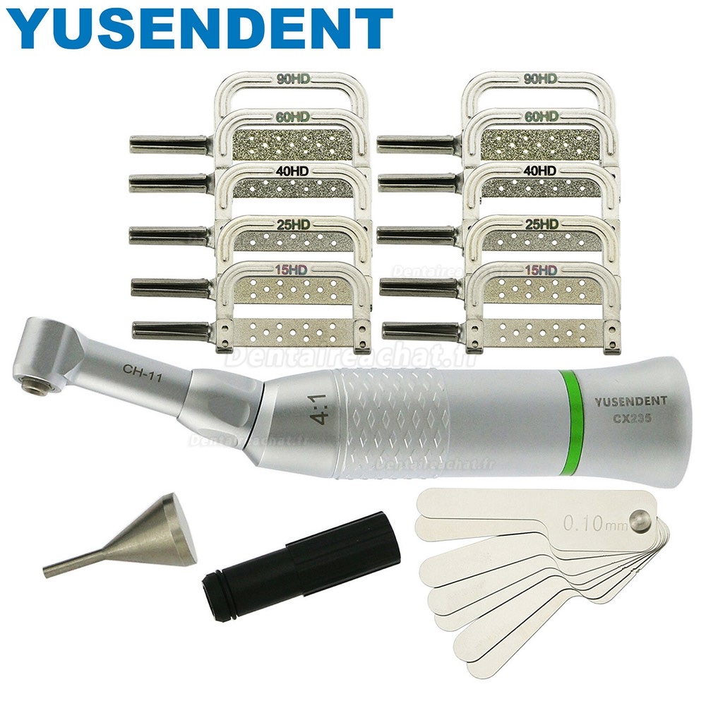 Yusendent® C3-11 4:1 Dentaire Orthodontique IPR Interproximal Émaillage Réduction Des Bandes EVA