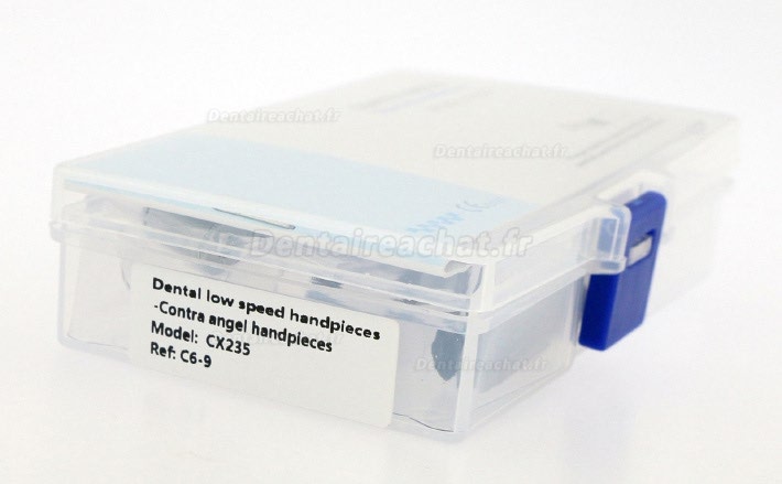 YUSENDENT® CX235 C6-9 Contre-angle implant ratio 20:1 fraise Ø2.35mm spray externe type loquet