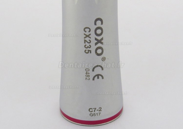YUSENDENT® CX235-C7-2 Contre angle bague rouge ratio 1:5 spray interne sans lumiere