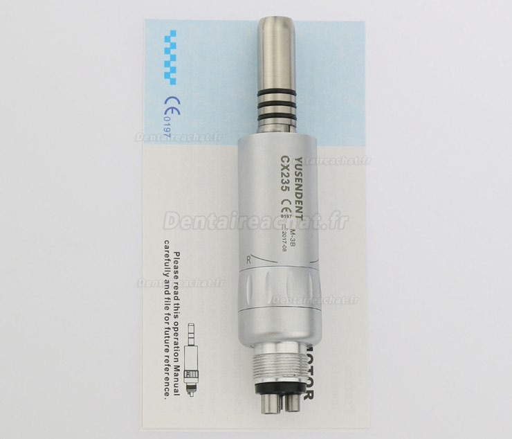 YUSENDENT® CX235-3B E-type moteurs pneumatique dentaire 4/2 trou spray interne sans lumiere