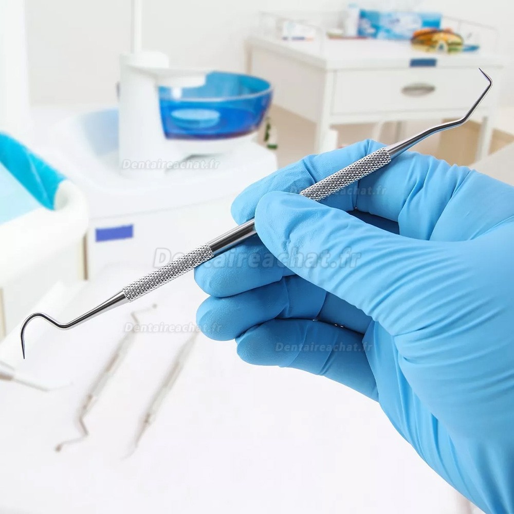 Kit de 6 outils de dentiste, Kit d'outils de nettoyage et de blanchiment dentaires
