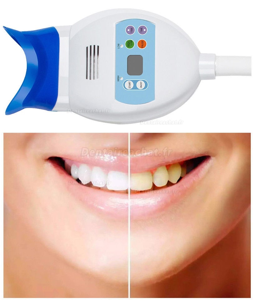 Lampe blanchiment led dentaire professionnel (large spectre 395-500nm)