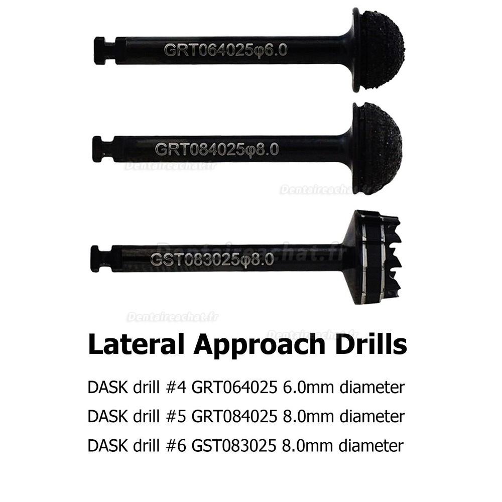Kit instruments pour sinus lift / kit dask sinus lift