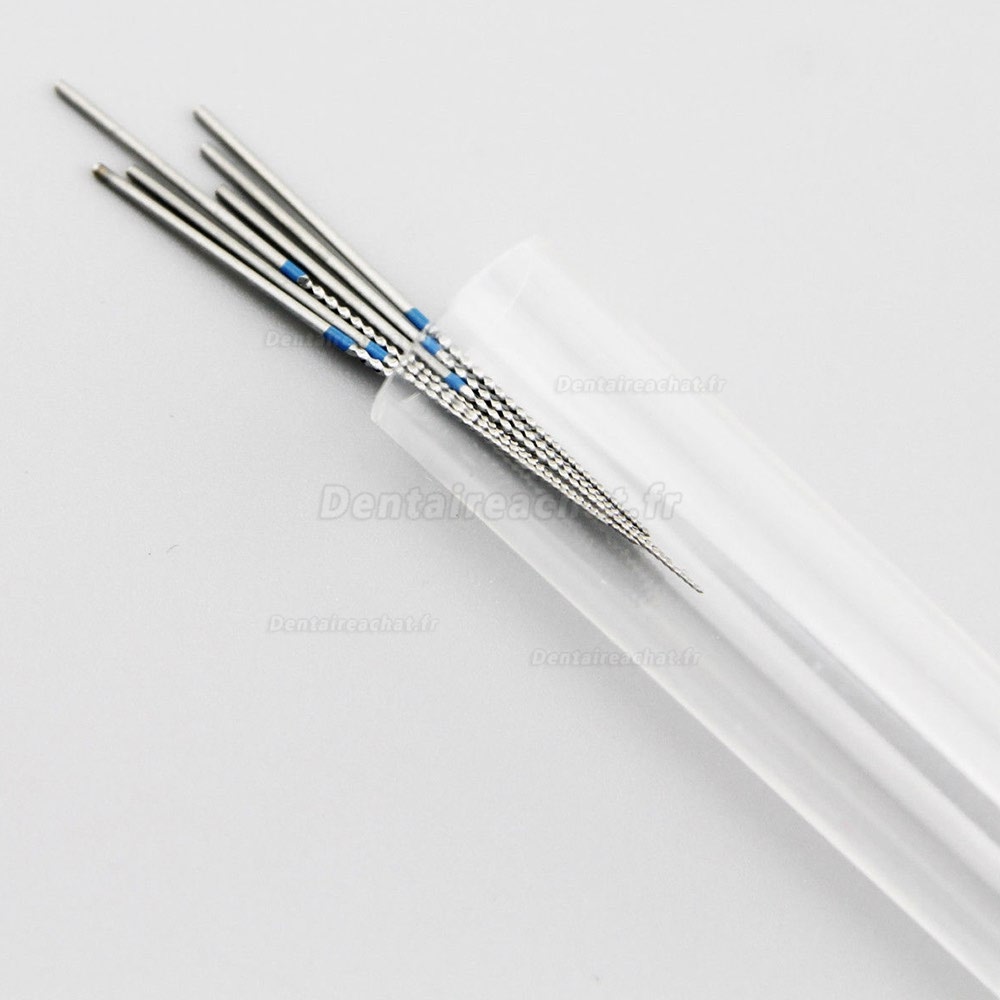 6 pièces/ensemble Woodpecker Endodontiques NITI U-FILE pour nettoyage dentaire dentaire Limes K 30#