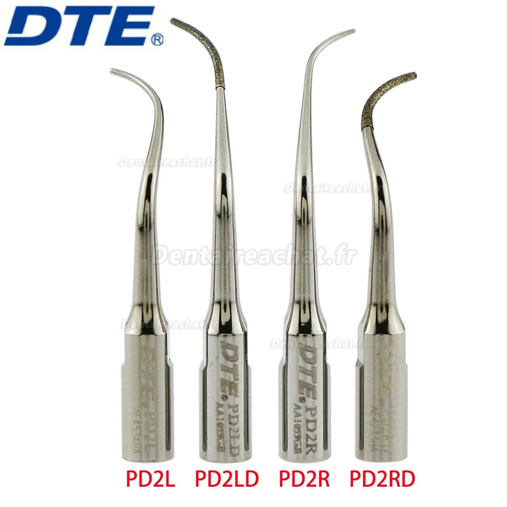 5 Pièces Insert de détartrage parodontal DTE® PD2L PD2LD PD2R PD2RD compatible avec satelec nsk