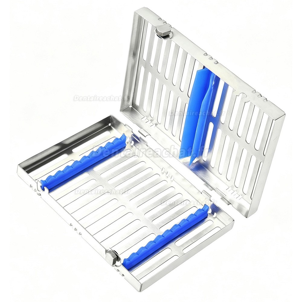 Cassette de stérilisation dentaire 5 pièces (une cassette peut contenir 10 instruments dentaires) Cassette de stérilisation dentaire 5 pièces (une cassette peut contenir 10 instruments dentaires)