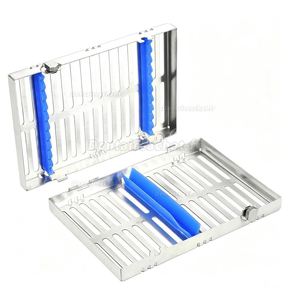 Cassette de stérilisation dentaire 5 pièces (une cassette peut contenir 10 instruments dentaires) Cassette de stérilisation dentaire 5 pièces (une cassette peut contenir 10 instruments dentaires)