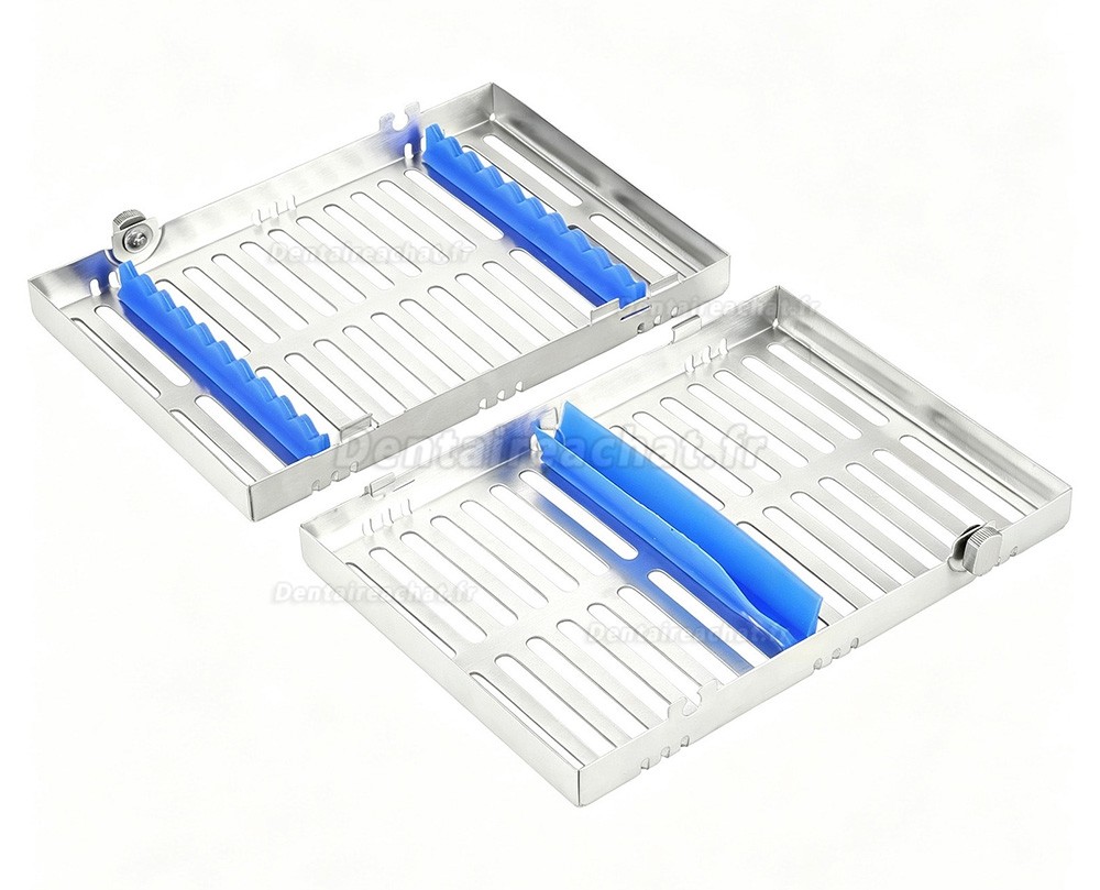 Cassette de stérilisation dentaire 5 pièces (une cassette peut contenir 10 instruments dentaires) Cassette de stérilisation dentaire 5 pièces (une cassette peut contenir 10 instruments dentaires)