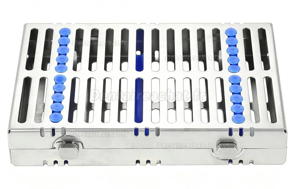Cassette de stérilisation dentaire 5 pièces (une cassette peut contenir 10 instruments dentaires) Cassette de stérilisation dentaire 5 pièces (une cassette peut contenir 10 instruments dentaires)