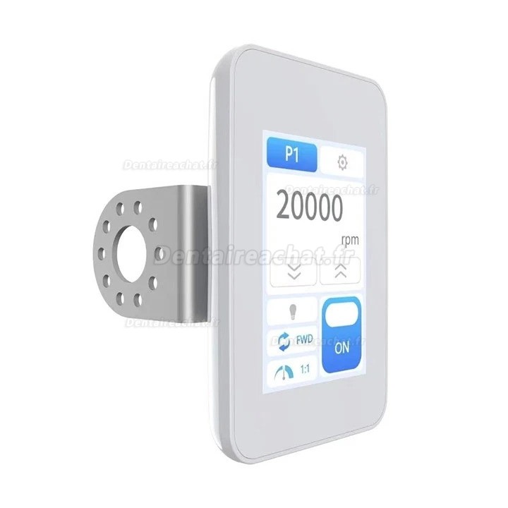 Micromoteur électrique dentaire sans balais intégré, avec écran tactile Micromoteur électrique dentaire sans balais intégré, avec écran tactile