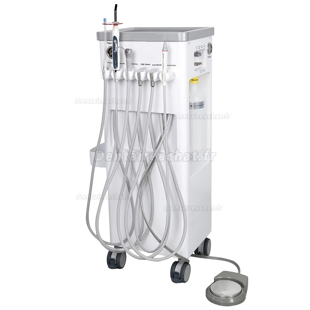 Unit&eacute; mobile (cart) dentiste ANZHI AZ-202-2 avec compresseur d'air et d&eacute;tartreur &agrave; ultrasons