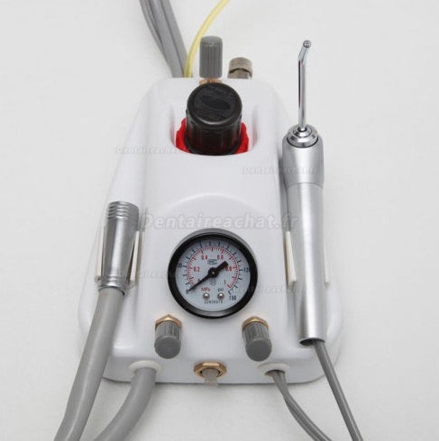 Unité de contrôle pour turbines dentaire avec seringue 3 voies