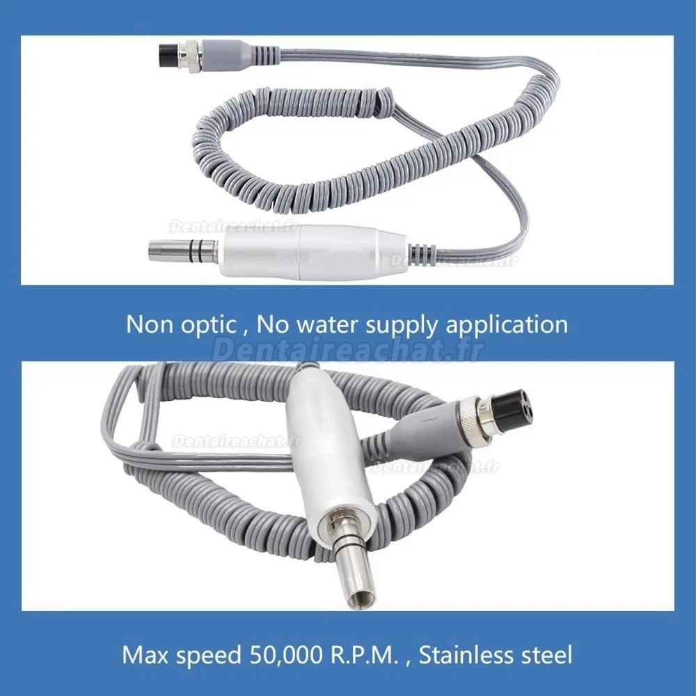 Moteur sans balais (brushless) de type E, 50 000 tr/min, pour laboratoire dentaire