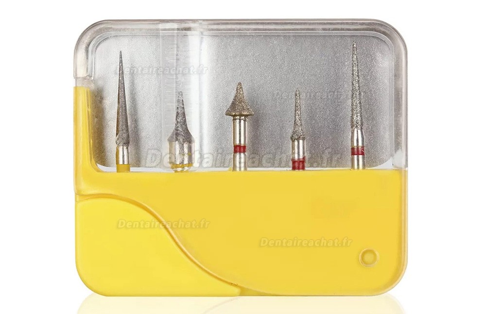 Kit de fraises diamantées pour émail interproximal orthodontique (kit de fraises IPR)