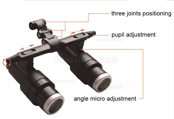 KWS® FD-501-K 6.0X loupe dentaire loupe binoculaire chirurgicale médicale
