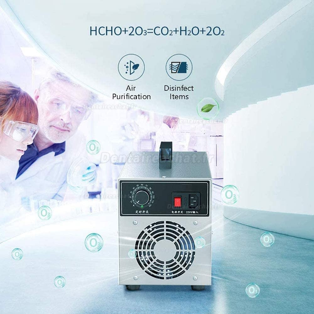 3000mg/h Générateur d'Ozone Commercial avec minuterie Purificateur d'air Industriel Désodorisant Stérilisateur