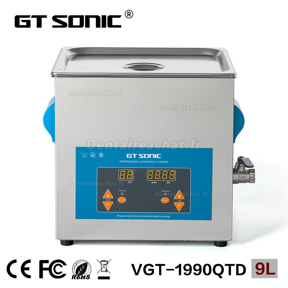 GT SONIC série QTD Nettoyeur à ultrasons numérique 2-27L 100-500W avec fonction de chauffage