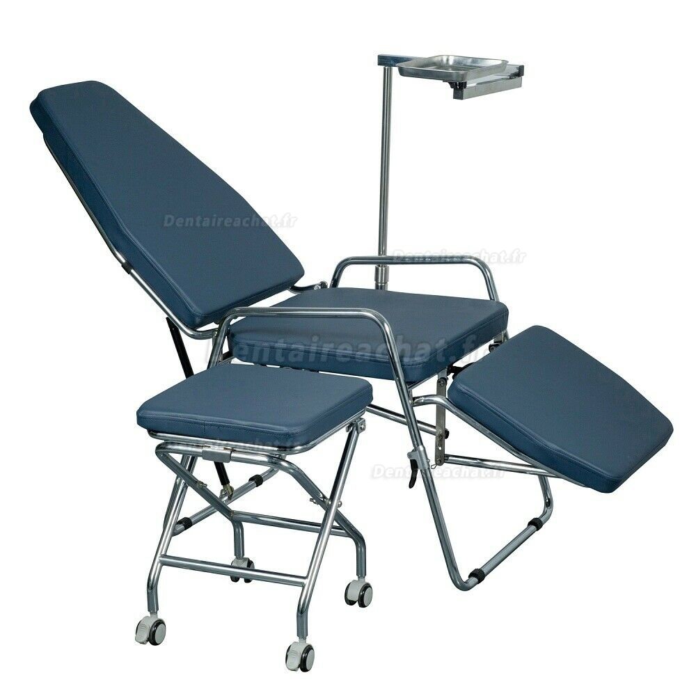 Greeloy GU-P101 Fauteuil dentaire portable pliable réglable + Greeloy GU-P103 tabourets pliants portables pour dentiste