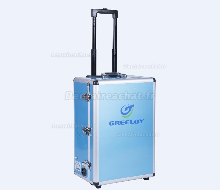 Greeloy® GU-P204 Unité Dentaire Mobile (Portable) + Greeloy GU-P101 Fauteuil Portable Pliable Dentaire