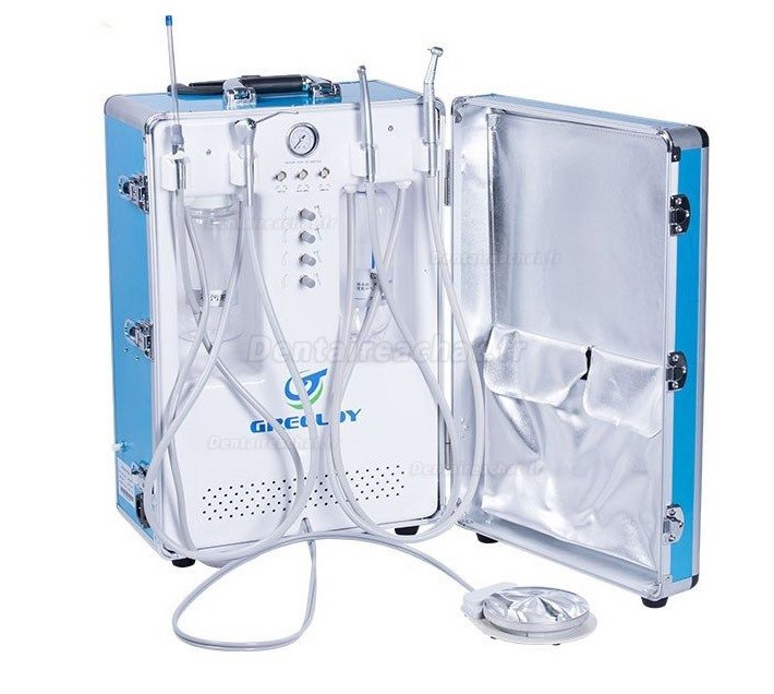 Greeloy® GU-P204S unité (cart) dentaire portable avec compresseur d'Air