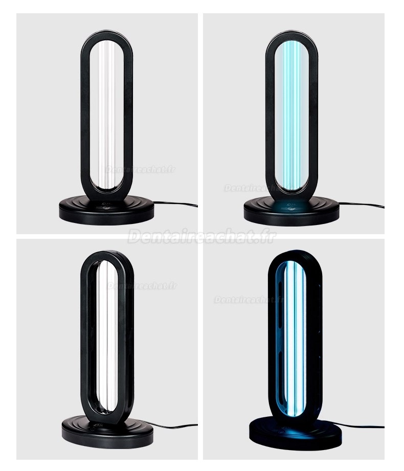 38W UV+ Ozone Stérilisateur Lampe Désinfection Sterilisation UVC Lumière +Télécommande