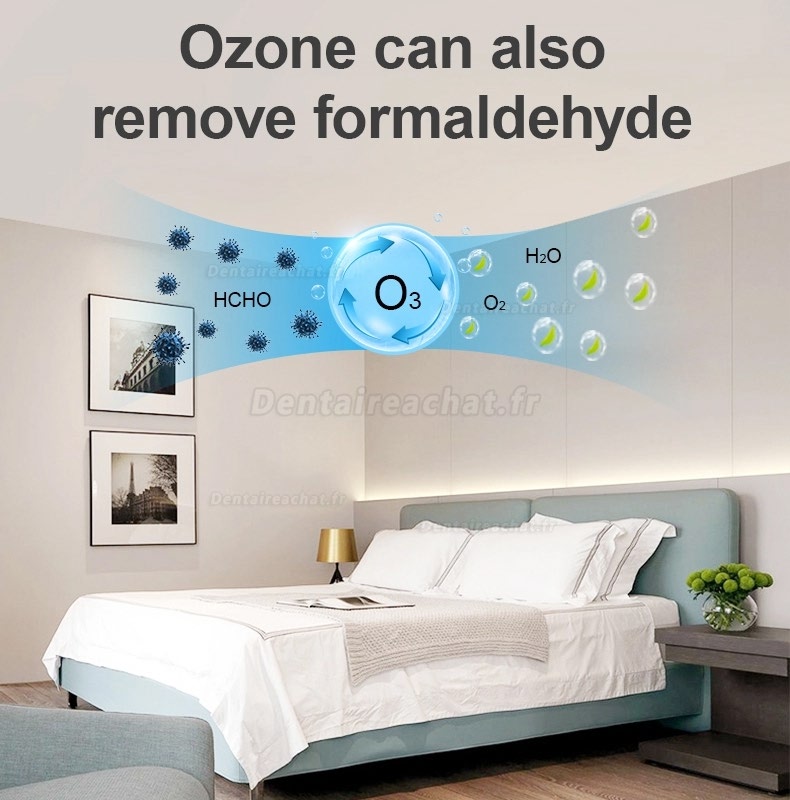 38W UV+ Ozone Stérilisateur Lampe Désinfection Sterilisation UVC Lumière +Télécommande