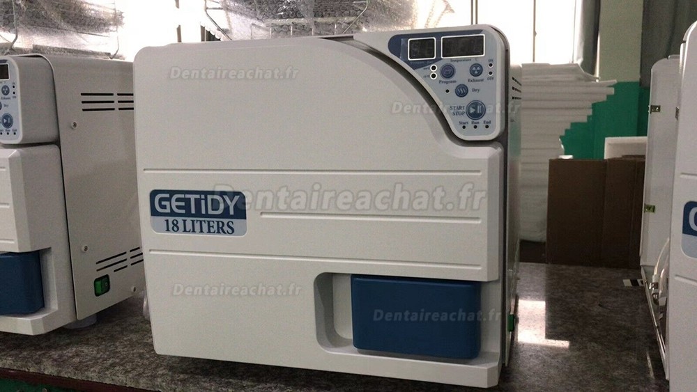 Autoclave sterilisateur dentaire classe N Getidy® JCH 16L/18L/23L (avec la fonction de séchage)