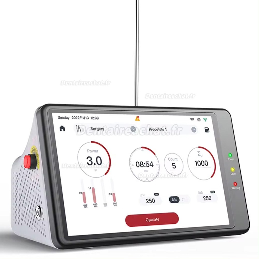 Système laser diode dentaire multi-longueurs d'onde Gigaalaser Cheese Plus CP13G (635 nm + 445 nm + 1064 nm) Système laser diode dentaire multi-longueurs d'onde Gigaalaser Cheese Plus CP13G (635 nm + 445 nm + 1064 nm)
