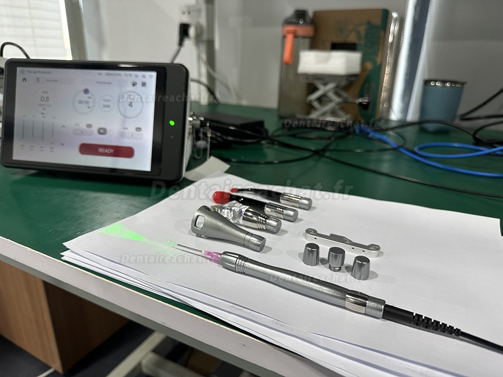 Système laser diode dentaire multi-longueurs d'onde Gigaalaser Cheese Plus CP13G (635 nm + 445 nm + 1064 nm) Système laser diode dentaire multi-longueurs d'onde Gigaalaser Cheese Plus CP13G (635 nm + 445 nm + 1064 nm)