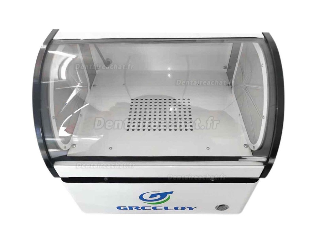 Greeloy 60W Aspiration avec filtre & lumière led pour dentaire cabinet et laboratoire