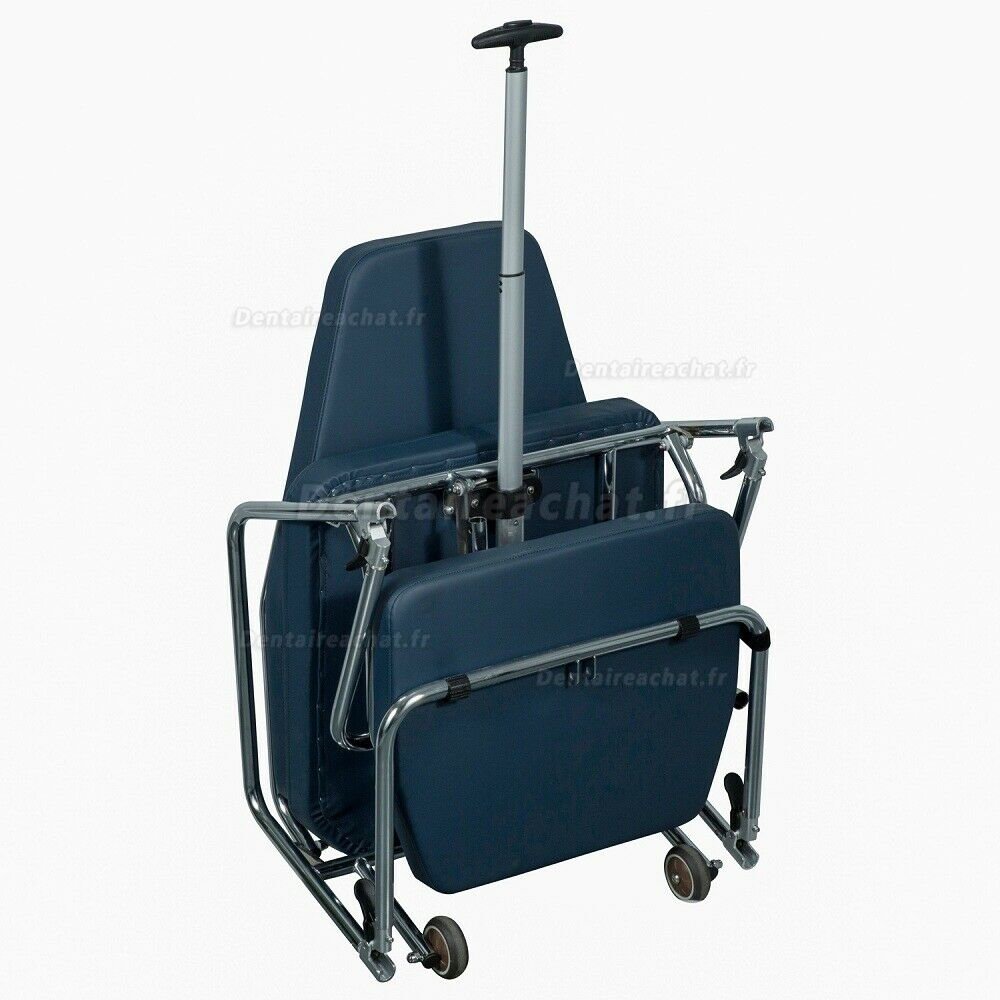 Greeloy GU-P101 Fauteuil portable pliable dentaire avec plateau d'instruments dentaires et sac à dos