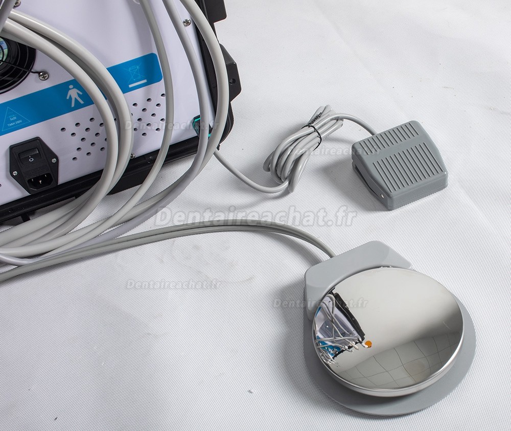 Greeloy® GU-P208 unité dentaire mobile + moteur électrique + lampe à photopolymériser + détartreur ultrasonique