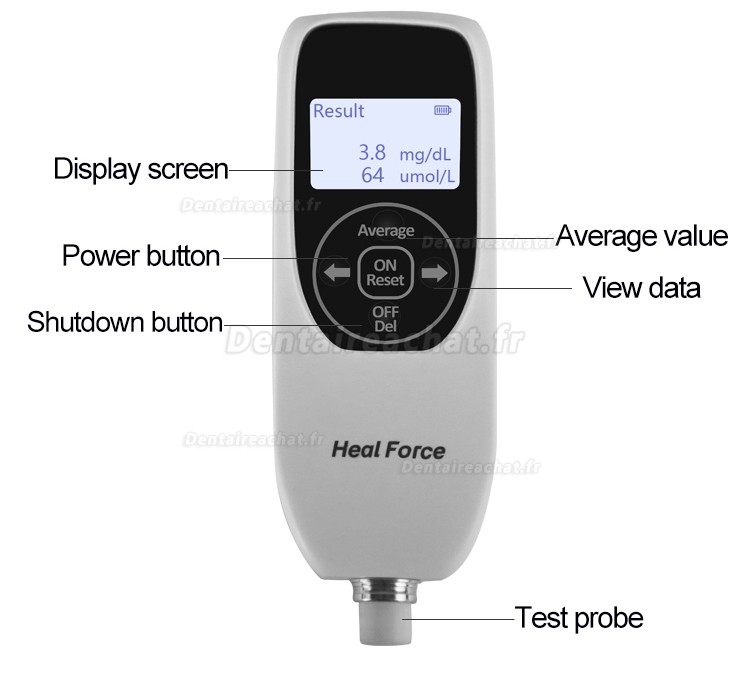 Bilirubinomètre transcutané néonatale HealForce DHD-C