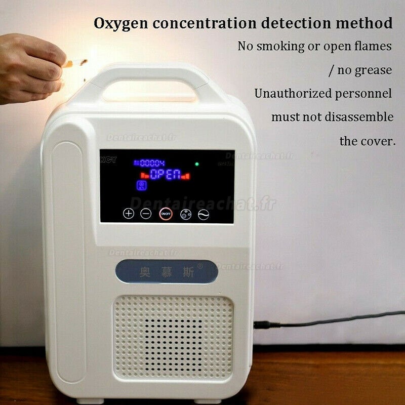 1L/Min Machine portative de Barre d'oxygène Machine Portable de Barre d'oxygène pour Le Voyage et l'utilisation à la Mai