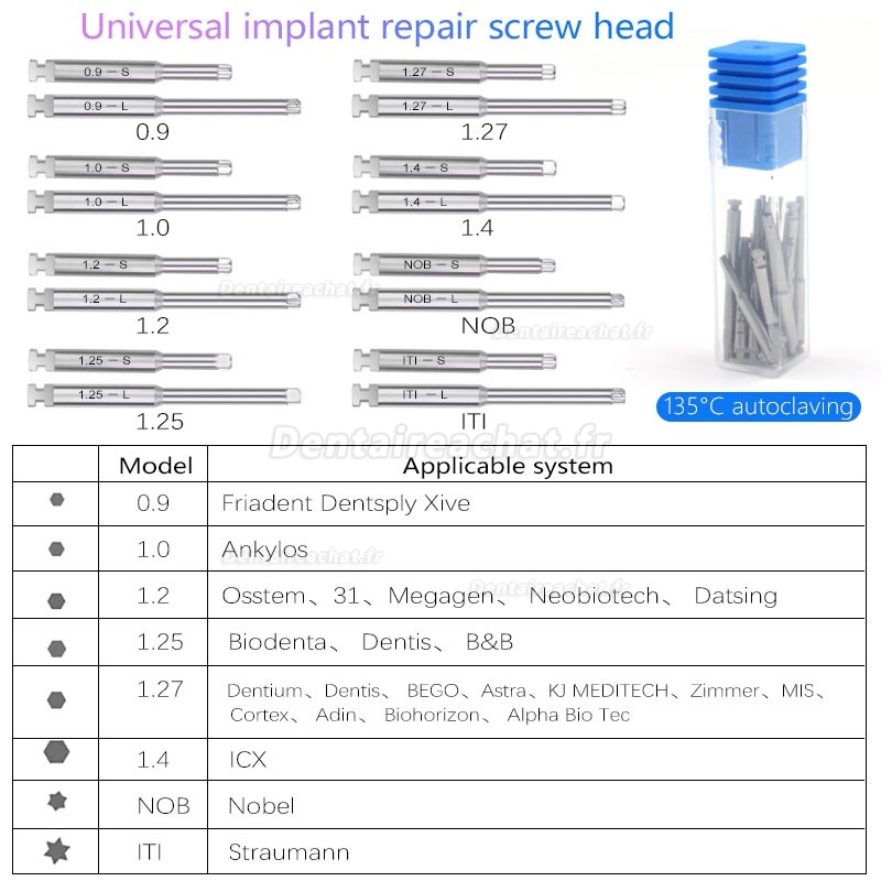 Clé dynamométrique électrique universelle pour implant dentaire / kit prothétique implantaire