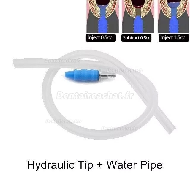 Tête hydraulique pour implant dentaire (avec tuyau d'eau) pour sinus lift