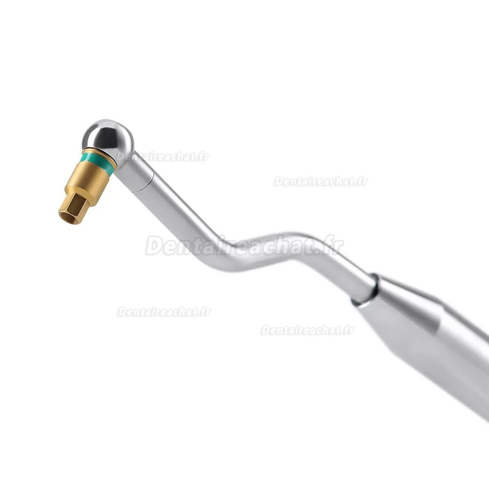 Kit de retrait de vis d'implant dentaire en acier inoxydable (tournevis à tige/forets/guide)