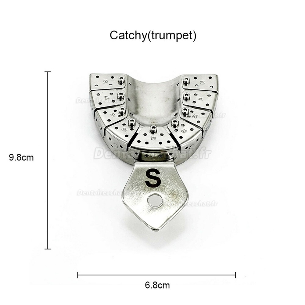 Porte-empreinte en acier inoxydable pour implants dentaires