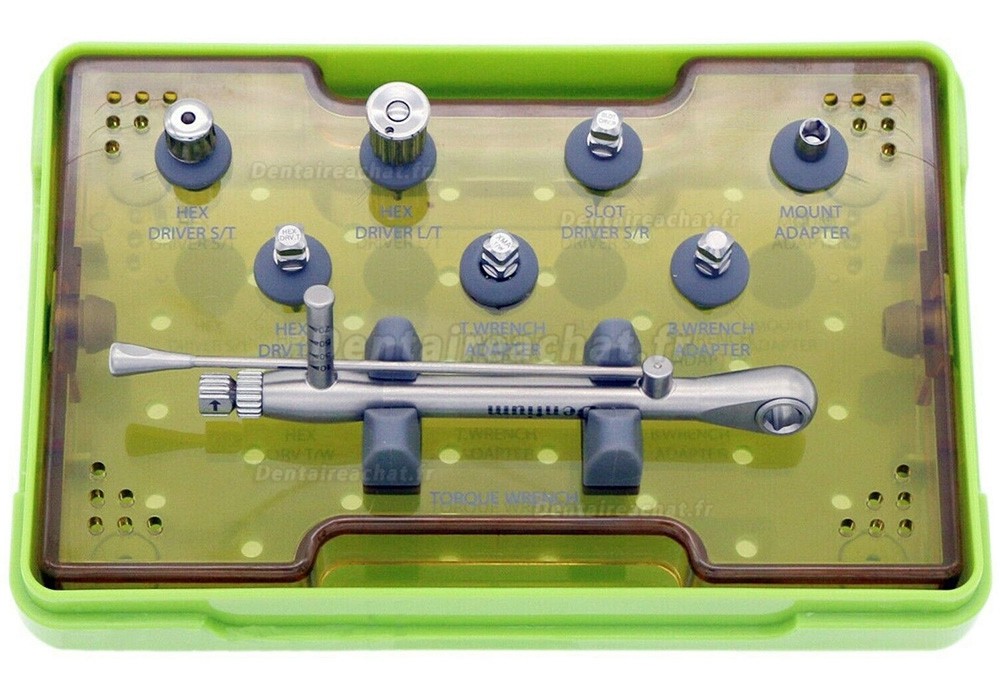 Dentium Kit d'instruments de prothèse dentaire Implant XIP avec tournevis dynamométriques